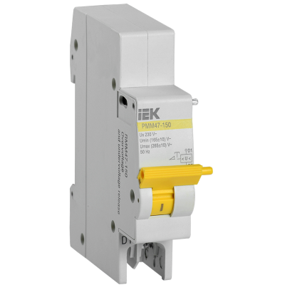 Расц-ль мин. макс. РММ47-150 на DIN-рейку для ВА47-150 IEK MVA50D-RMM Расц-ль мин. макс. РММ47-150 на DIN-рейку для ВА47-150 IEK MVA50D-RMM