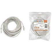 Патч-корд народный U/UTP Cat 5e 4PR 24AWG PVC, литой 20 м, серый