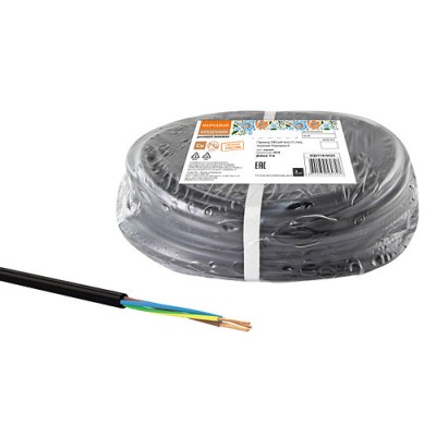 Провод ПВСмб 4х0,75 (5м), черный Народный Провод ПВСмб 4х0,75 (5м), черный Народный