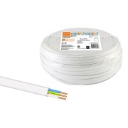 Провод ПУСП 3х1,5 (50м), белый Народный