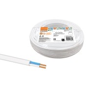 Провод ПУГСП 2х2,5 (5м), белый Народный