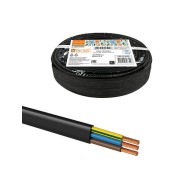 Шнур ШВВПмб 3х0,75 (20м), черный Народный