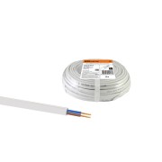 Шнур ШВВП 2х0,75 ГОСТ (30м), белый TDM