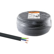 Кабель ВВГ-П нг(А)-LS 3х1,5 ок(N, PE)-0,66 ГОСТ (50м) TDM