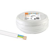 Провод ПУСП 3х2,5 (50м), белый Народный