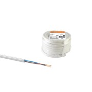 Провод ПВС 2х1 ГОСТ (10м), белый TDM