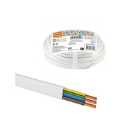 Шнур ШВВПмб 3х0,5 (5м), белый Народный