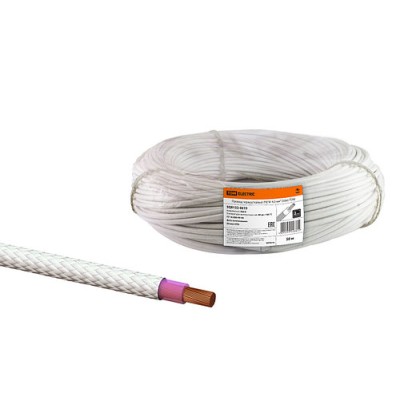 Провод термостойкий РКГМ 4,0 мм² (50м) TDM Провод термостойкий РКГМ 4,0 мм² (50м) TDM