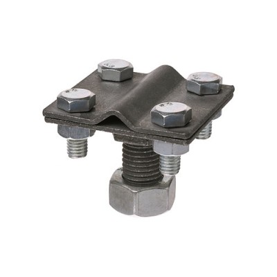 Зажим прута с болтовым креплением к муфте 4-х болтовой, прут Ø6-10 мм, М16, термодиффузия (упак. 1 шт.) TDM Зажим прута с болтовым креплением к муфте 4-х болтовой, прут Ø6-10 мм, М16, термодиффузия (упак. 1 шт.) TDM