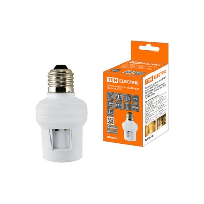 Приемное устройство П1-Е27 (в цоколь Е27) для беспроводного управления нагрузкой "Уютный дом" TDM Приемное устройство П1-Е27 (в цоколь Е27) для беспроводного управления нагрузкой "Уютный дом" TDM