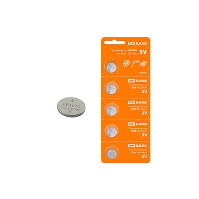 Элемент питания CR1616 Lithium 3V BP-5 TDM Элемент питания CR1616 Lithium 3V BP-5 TDM