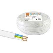 Провод ПУСП 3х4 (100м), белый Народный