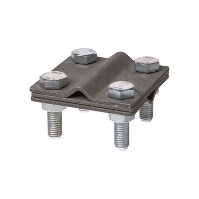 Зажим крестовой ЗКСГО25, горячеоцинкованный, стержень - провод 25-95 мм²/полоса 3х25 мм TDM Зажим крестовой ЗКСГО25, горячеоцинкованный, стержень - провод 25-95 мм²/полоса 3х25 мм TDM