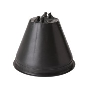 Держатель для плоской кровли 2 фиксатора для прута Ø8 мм, с бетоном, ПП (упак. 1 шт.) TDM