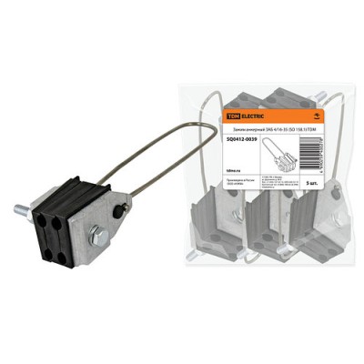 Зажим анкерный ЗАБ 4/16-35 (SO 158.1) TDM Зажим анкерный ЗАБ 4/16-35 (SO 158.1) TDM