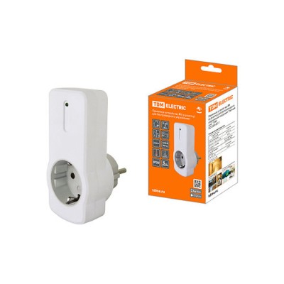 Приемное устройство Р1 (в розетку) для беспроводного управления нагрузкой "Уютный дом" TDM Приемное устройство Р1 (в розетку) для беспроводного управления нагрузкой "Уютный дом" TDM