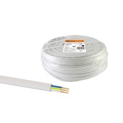 Шнур ШВВП 3х0,75 ГОСТ (100м), белый TDM