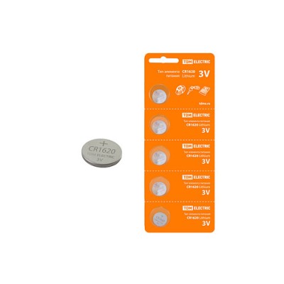Элемент питания CR1620 Lithium 3V BP-5 TDM Элемент питания CR1620 Lithium 3V BP-5 TDM