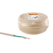 Провод ПВС 3х2,5 ГОСТ (5м), бежевый "ЭКО" TDM