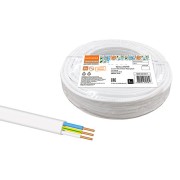 Провод ПУСП 3х2,5 (10м), белый Народный