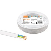 Провод ПУГСП 3х2,5 (5м), белый Народный