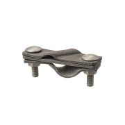 Зажим диагональный 2-х болтовой ЗДСГО95, горячеоцинкованный, стержень D16 - полоса 4х40 мм/пруток 25-95 мм²