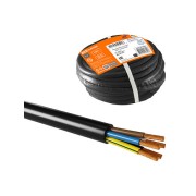 Провод ПВС 5х2,5 ГОСТ (20м), черный TDM