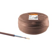 Провод ПВС 2х1 ГОСТ (20м), коричневый "ЭКО" TDM
