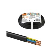 Шнур ШВВПмб 3х0,75 (5м), черный Народный