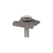 Держатель прижимной для металлических оснований 30х30 мм, М8, для прута Ø6-10 мм, термодиффузия (упак. 1 шт.)