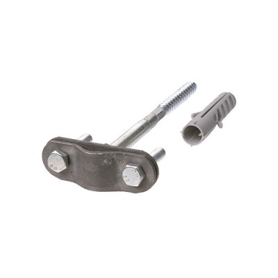 Крепление молниеприемника к стене с дюбелем длина 200 мм, Ø16-20 мм, гор.цинк. (компл. 1 шт.) TDM Крепление молниеприемника к стене с дюбелем длина 200 мм, Ø16-20 мм, гор.цинк. (компл. 1 шт.) TDM