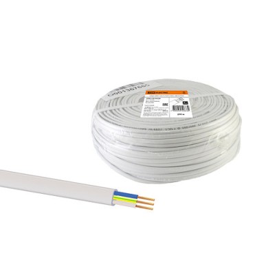 Шнур ШВВП 3х0,75 ГОСТ (200м), белый TDM Шнур ШВВП 3х0,75 ГОСТ (200м), белый TDM