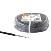 Провод ПВСмб 2х2,5 (5м), черный Народный