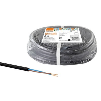 Провод ПВСмб 2х2,5 (5м), черный Народный Провод ПВСмб 2х2,5 (5м), черный Народный