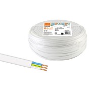 Провод ПУСП 3х2,5 (30м), белый Народный