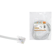 Телефонный удлинитель народный 10м, белый