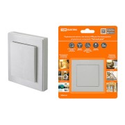 Радиовыключатель настенный РВ1 (1 клавишный) для беспроводного управления нагрузкой "Уютный дом" TDM