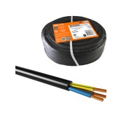 Провод ПВС 3х4 ГОСТ (50м), черный TDM