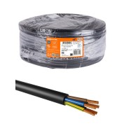 Кабель КГТП-ХЛ 5х0,75(N,PE)-0,66 - 3 ГОСТ (100м) TDM