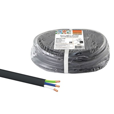 Провод ВВГмб-П нг(А) 3х1,5 220/380 (10м) Народный Провод ВВГмб-П нг(А) 3х1,5 220/380 (10м) Народный