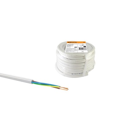 Провод ПВС 3х1,5 ГОСТ (5м), белый TDM Провод ПВС 3х1,5 ГОСТ (5м), белый TDM