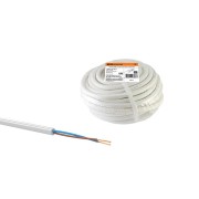 Провод ПВС 2х0,75 ГОСТ (20м), белый TDM