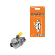 Грозозащита систем видеонаблюдения, BNC-гнездо/BNC-штекер для ВЧ кабеля 75 Ом, с заземлением, газ, МГц, TDM