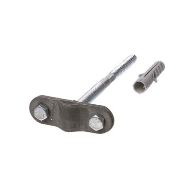 Держатель фасадный для прута Ø6-10 мм длина 200 мм, дюбель, стальной зажим, термодиффузия (упак. 1 шт.) TDM Держатель фасадный для прута Ø6-10 мм длина 200 мм, дюбель, стальной зажим, термодиффузия (упак. 1 шт.) TDM