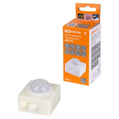 Датчик движения скрытый ДДСк-02 40Вт, 120с, 6м , 30Лк, 120(сбоку)+360(сверху)гр, IP20/IP44, TDM Датчик движения скрытый ДДСк-02 40Вт, 120с, 6м , 30Лк, 120(сбоку)+360(сверху)гр, IP20/IP44, TDM