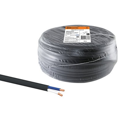 Кабель ВВГ-П нг(А)-LS 2х1,5 ок(N)-0,66 ГОСТ (50м) TDM Кабель ВВГ-П нг(А)-LS 2х1,5 ок(N)-0,66 ГОСТ (50м) TDM