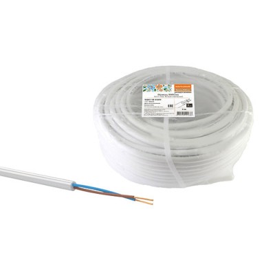 Провод ПВСмб 2х2,5 (5м), белый Народный Провод ПВСмб 2х2,5 (5м), белый Народный