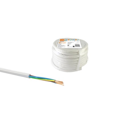 Провод ПВСмб 5х1 (5м), белый Народный Провод ПВСмб 5х1 (5м), белый Народный