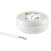 Провод ПУСП 2х1,5 (100м), белый Народный