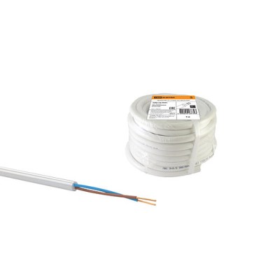 Провод ПВС 2х1,5 ГОСТ (5м), белый TDM Провод ПВС 2х1,5 ГОСТ (5м), белый TDM